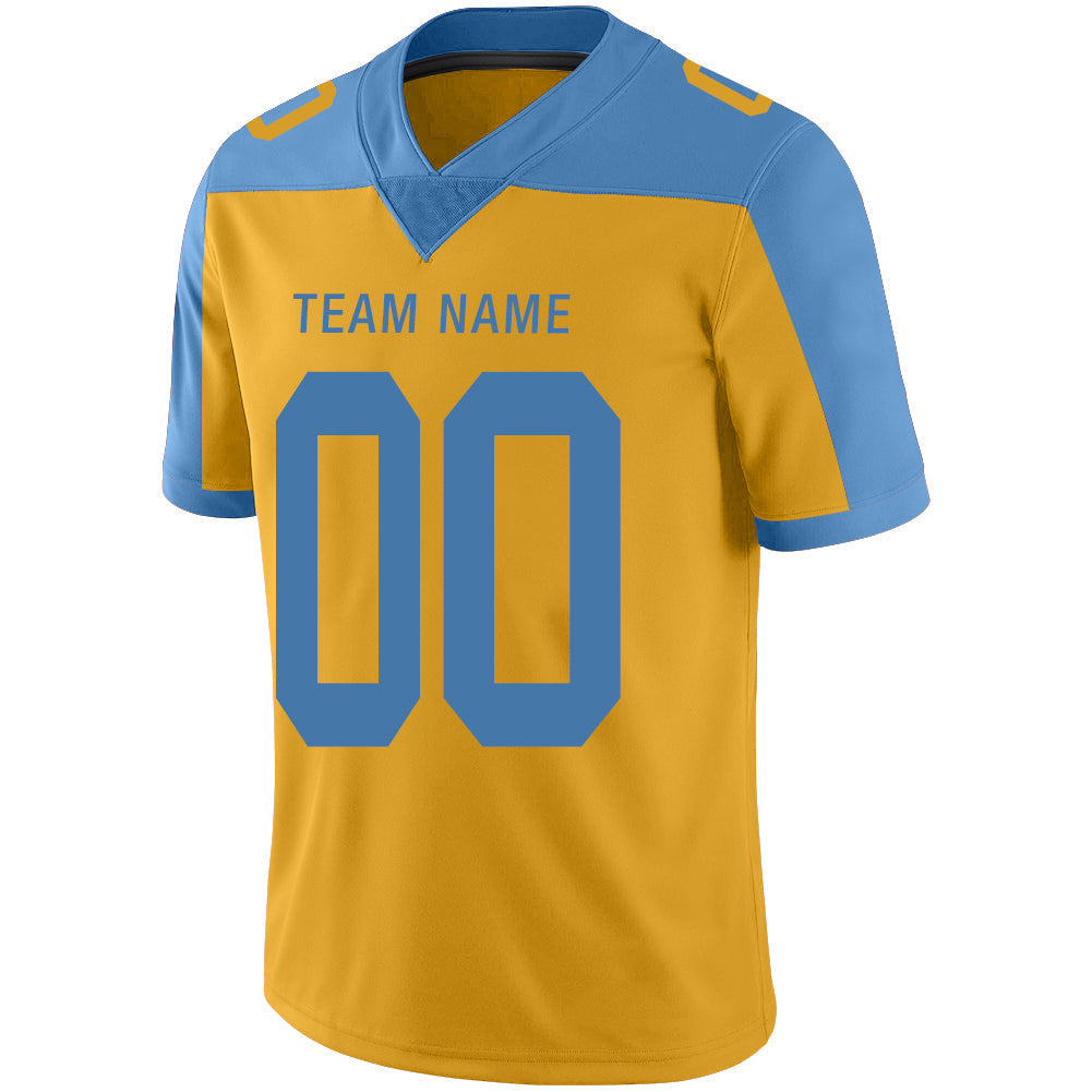 Custom Gold PHI Football Shirt Top