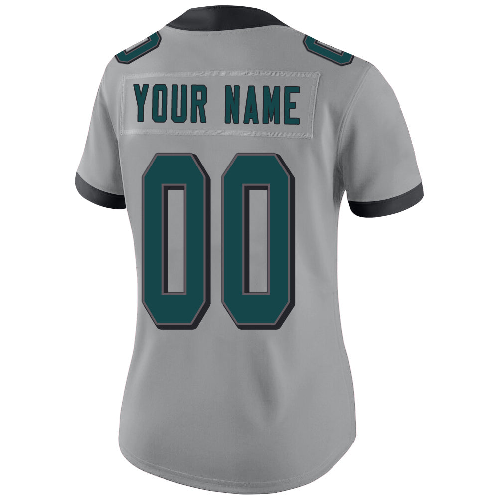 Custom Grey PHI Football Shirt Top