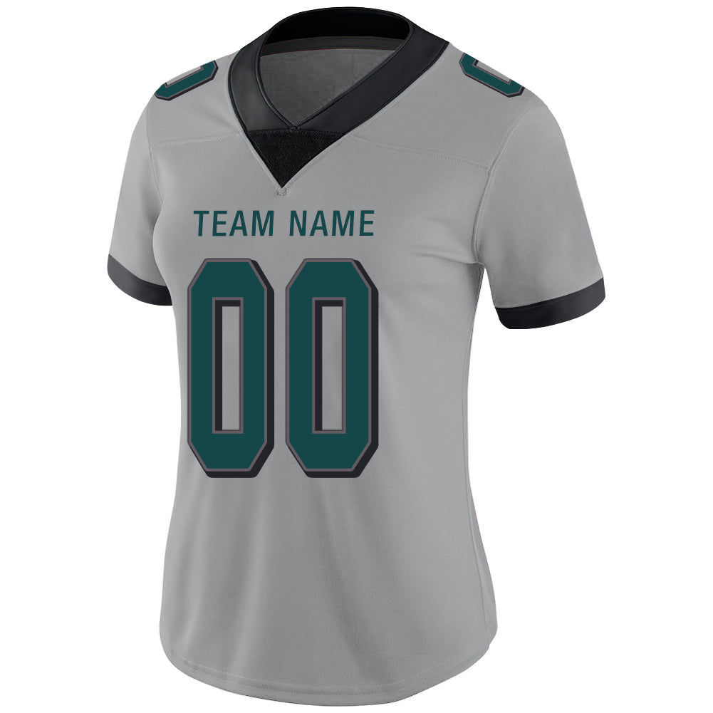 Custom Grey PHI Football Shirt Top