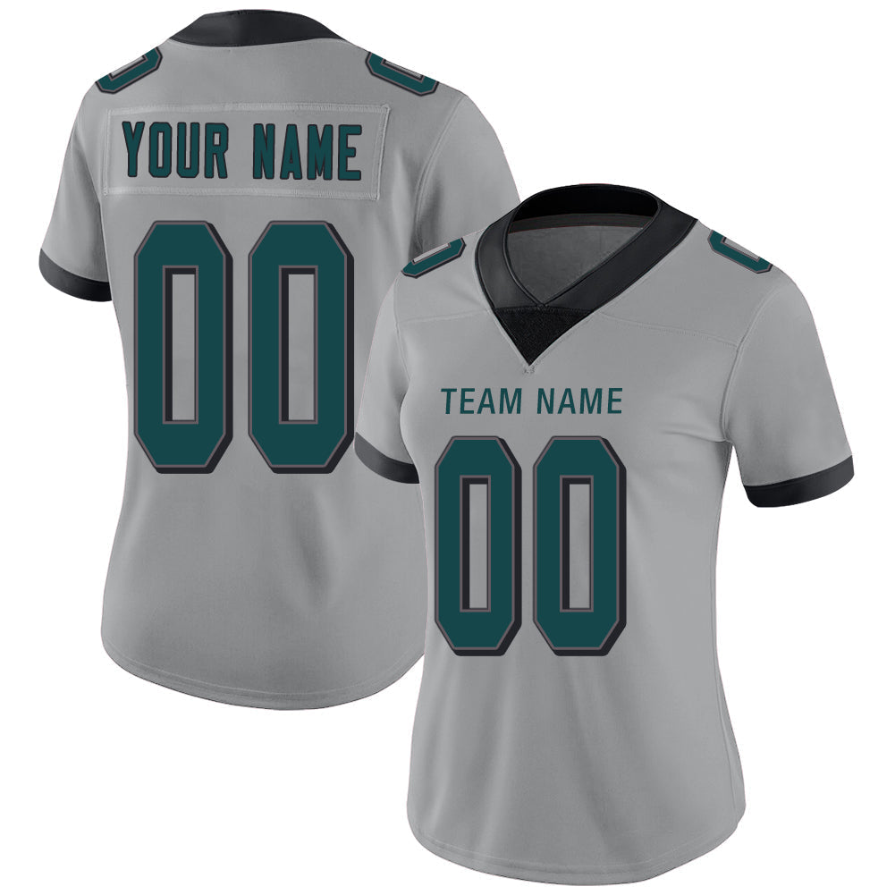 Custom Grey PHI Football Shirt Top