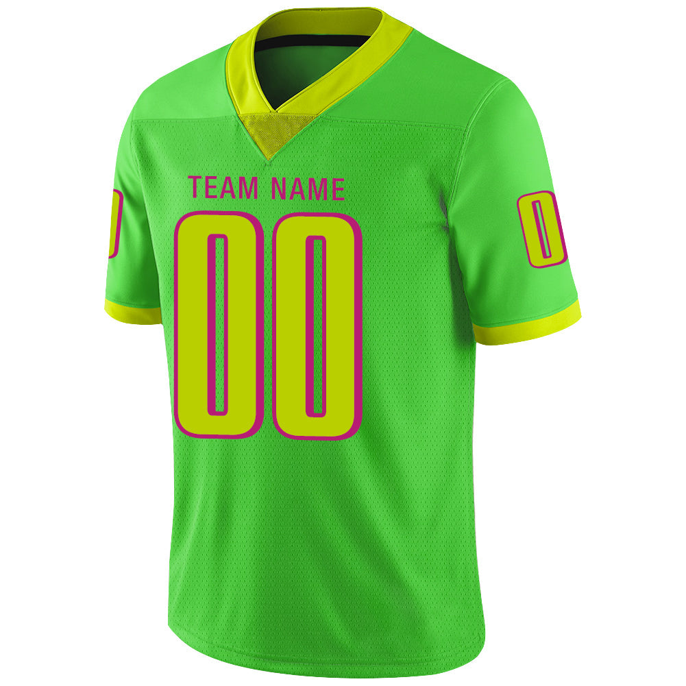 Custom Green PHI Football Shirt Top