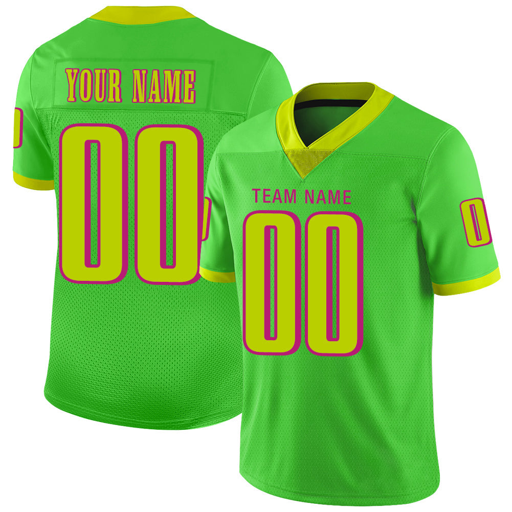 Custom Green PHI Football Shirt Top