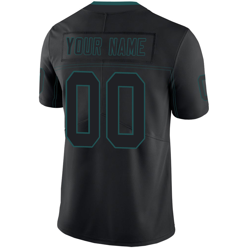 Custom Black PHI Football Shirt Top