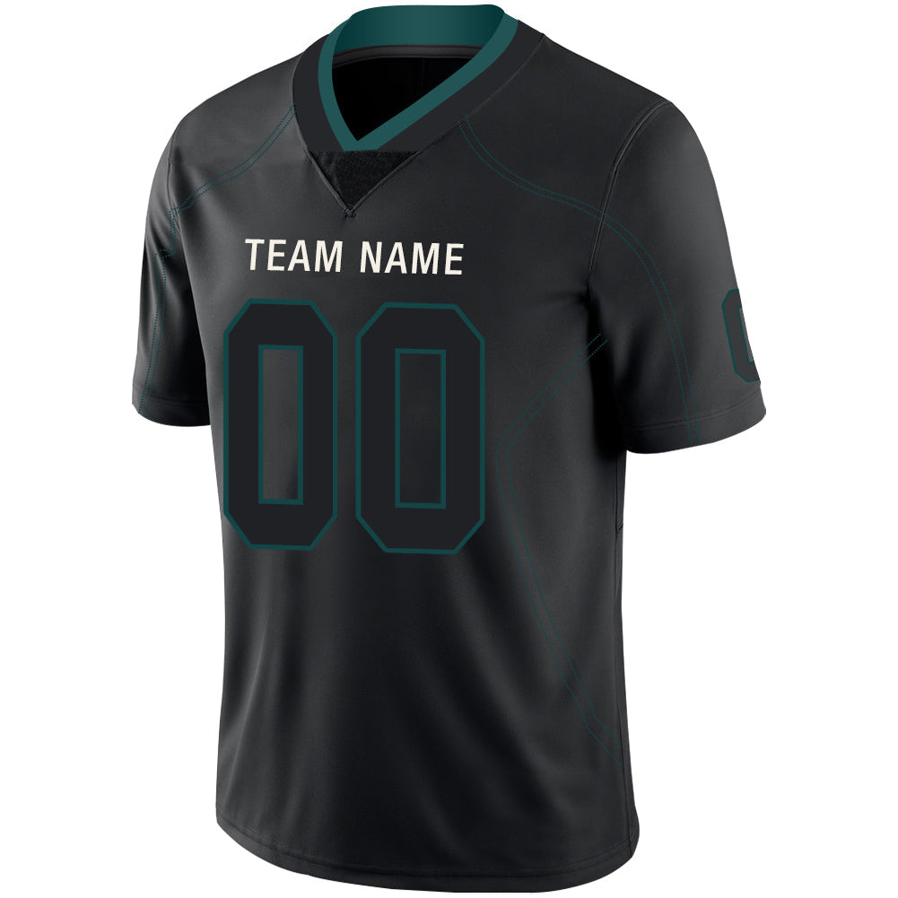 Custom Black PHI Football Shirt Top