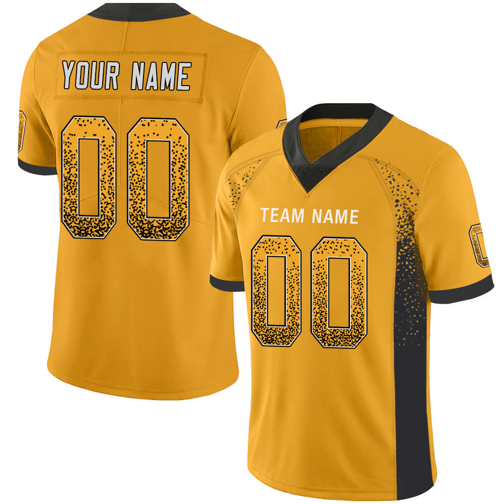 Custom Yellow PIT Football Shirt Top