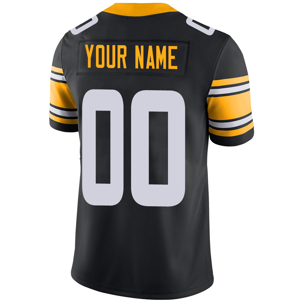 Custom Black PIT Football Shirt Top