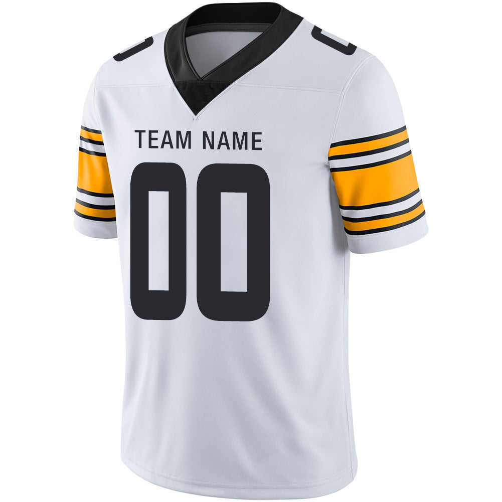 Custom White PIT Football Shirt Top