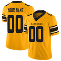 Custom Yellow PIT Football Shirt Top
