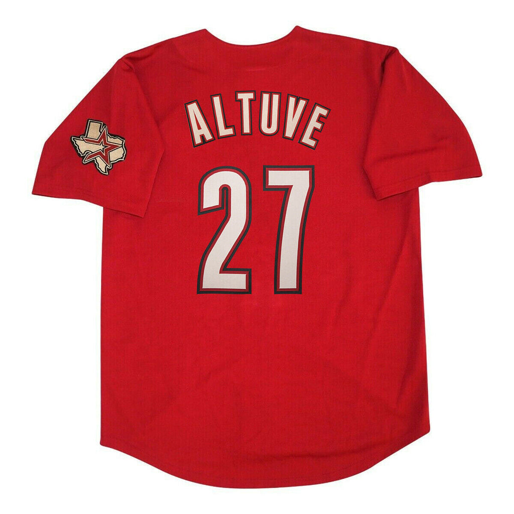 Custom Red 2012 HOU Baseball Shirt Top