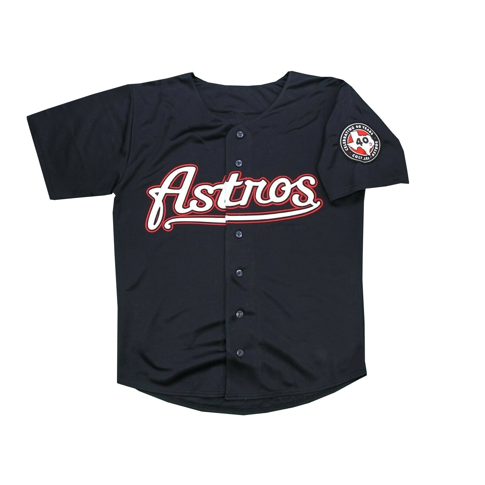 Custom Black 2012 HOU Baseball Shirt Top