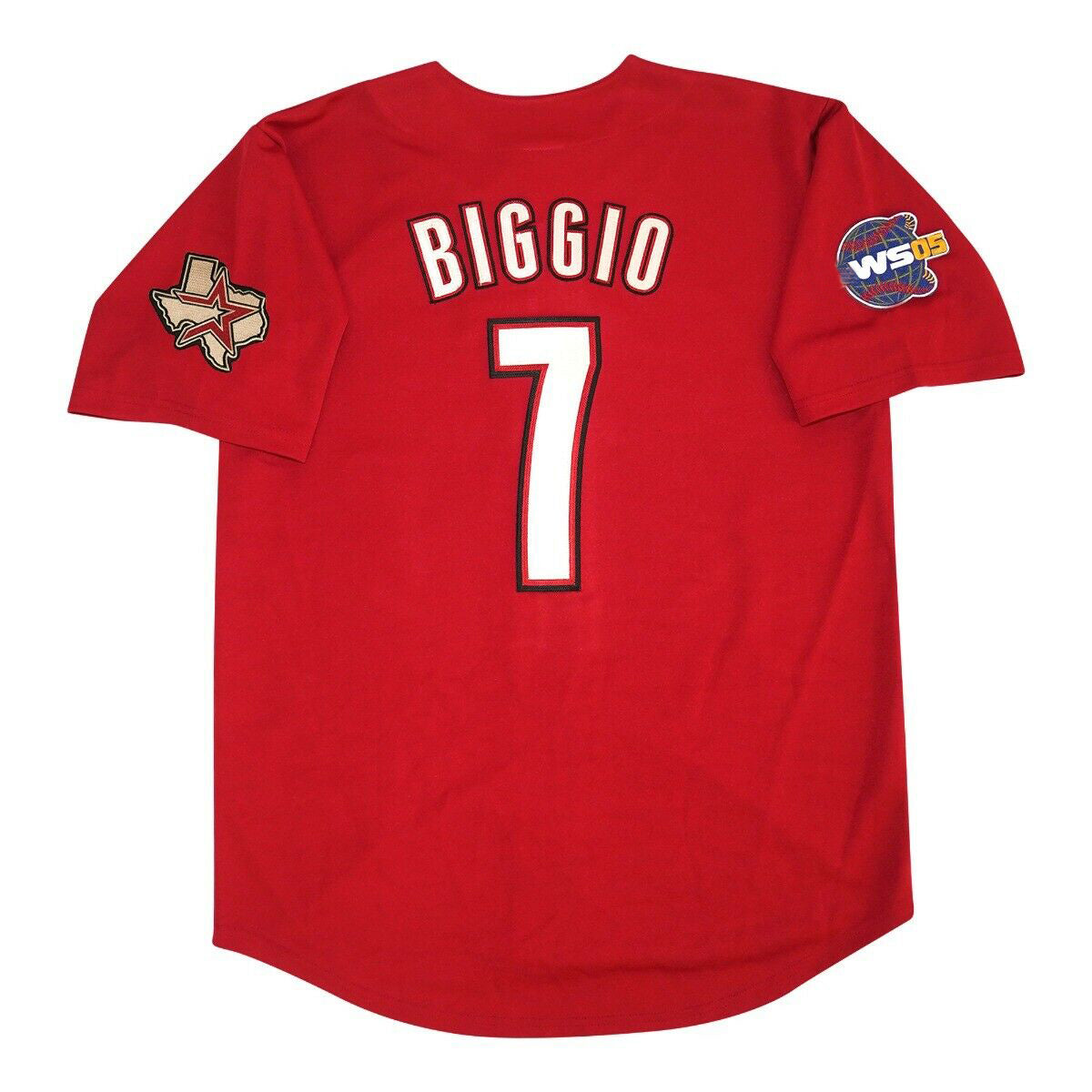 Custom Red 2012 HOU Baseball Shirt Top