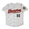 Custom White 2012 HOU Baseball Shirt Top
