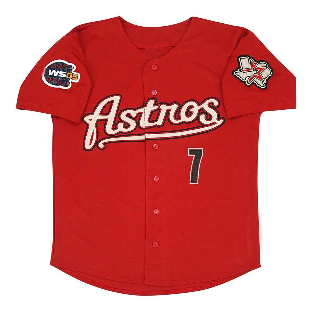 Custom Red 2012 HOU Baseball Shirt Top