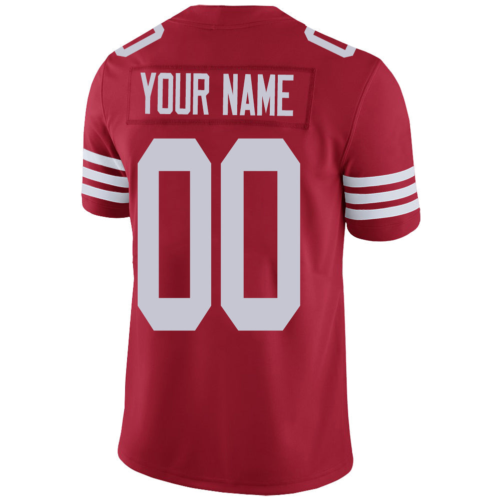 Custom Red SF Football Shirt Top
