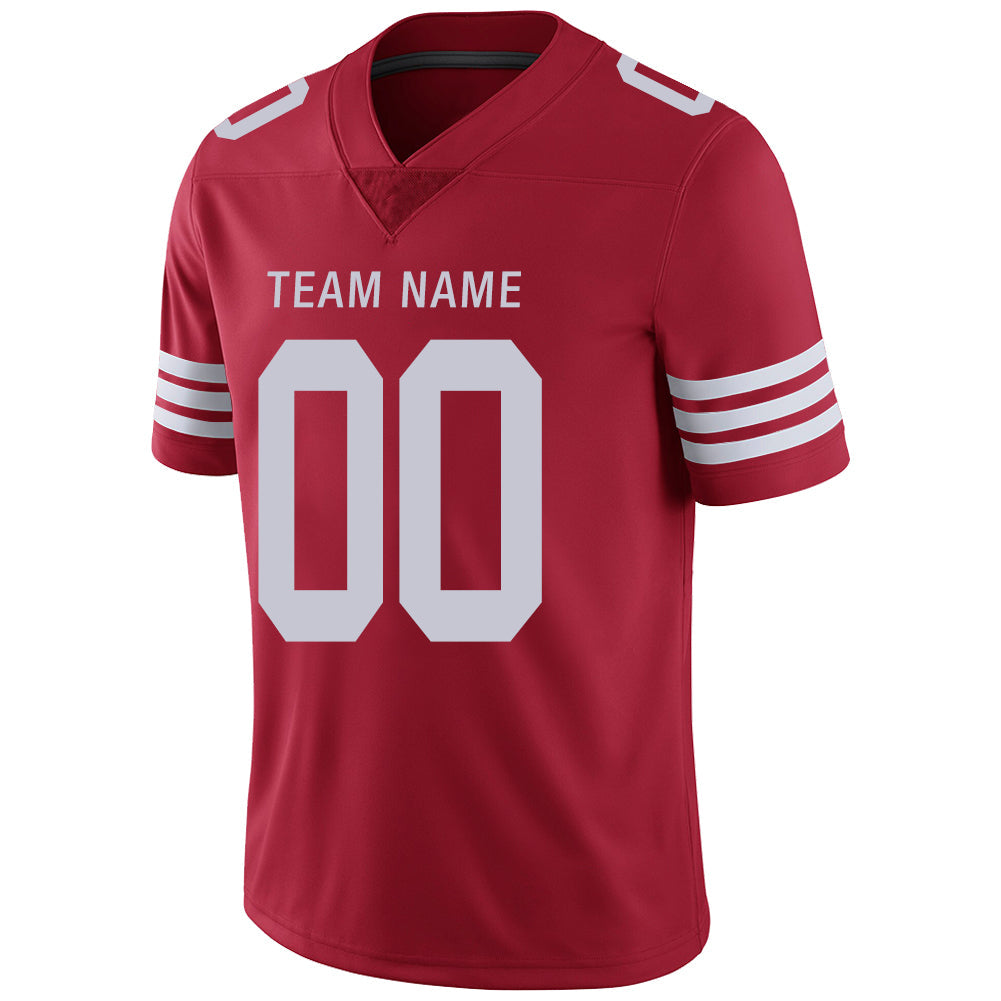 Custom Red SF Football Shirt Top
