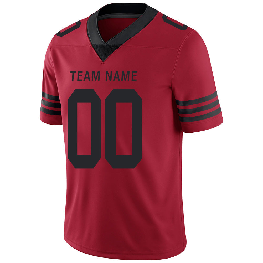 Custom Red SF Football Shirt Top