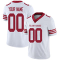 Custom White SF Football Shirt Top