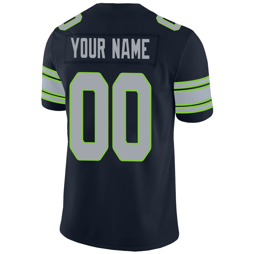 Custom Navy SEA Football Shirt Top