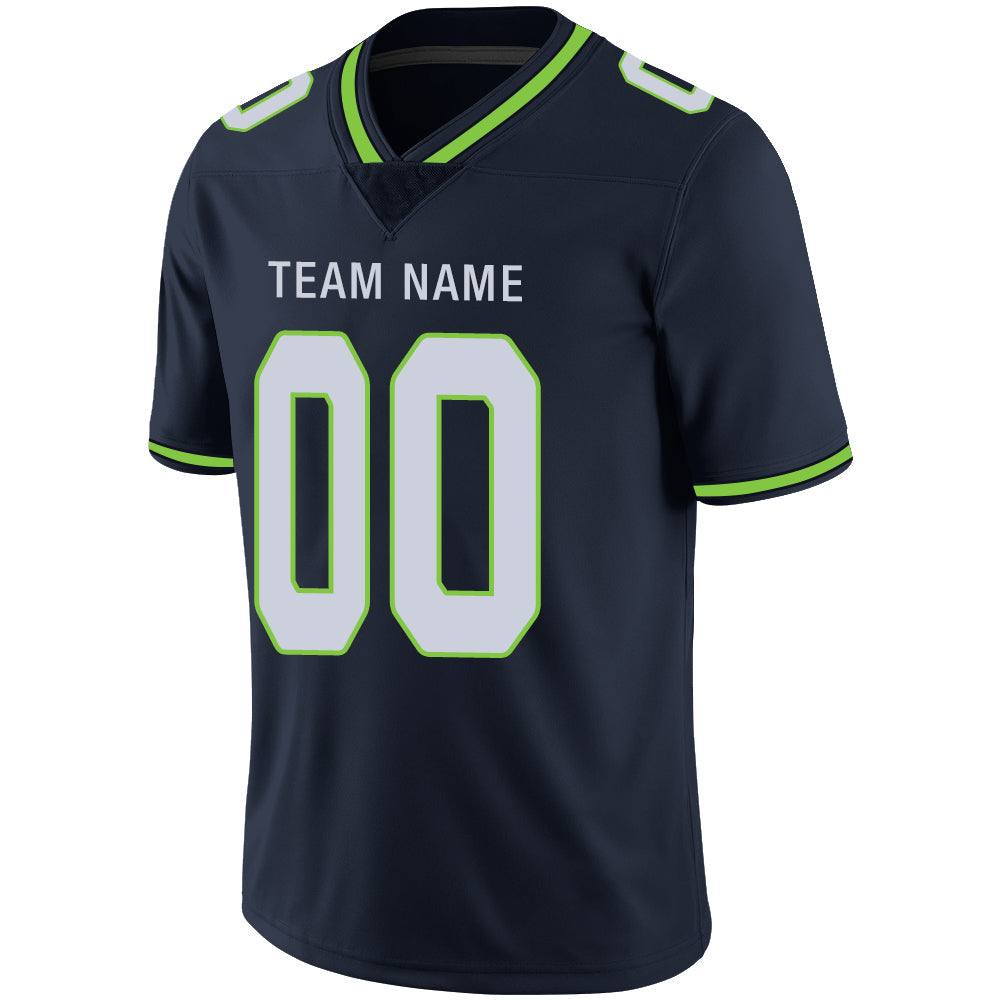 Custom Navy SEA Football Shirt Top