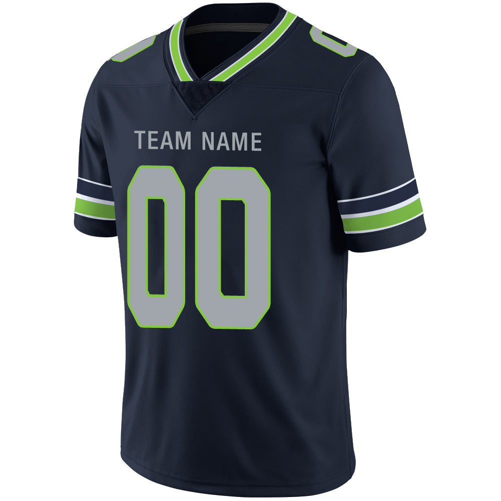 Custom Navy SEA Football Shirt Top
