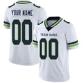 Custom White SEA Football Shirt Top