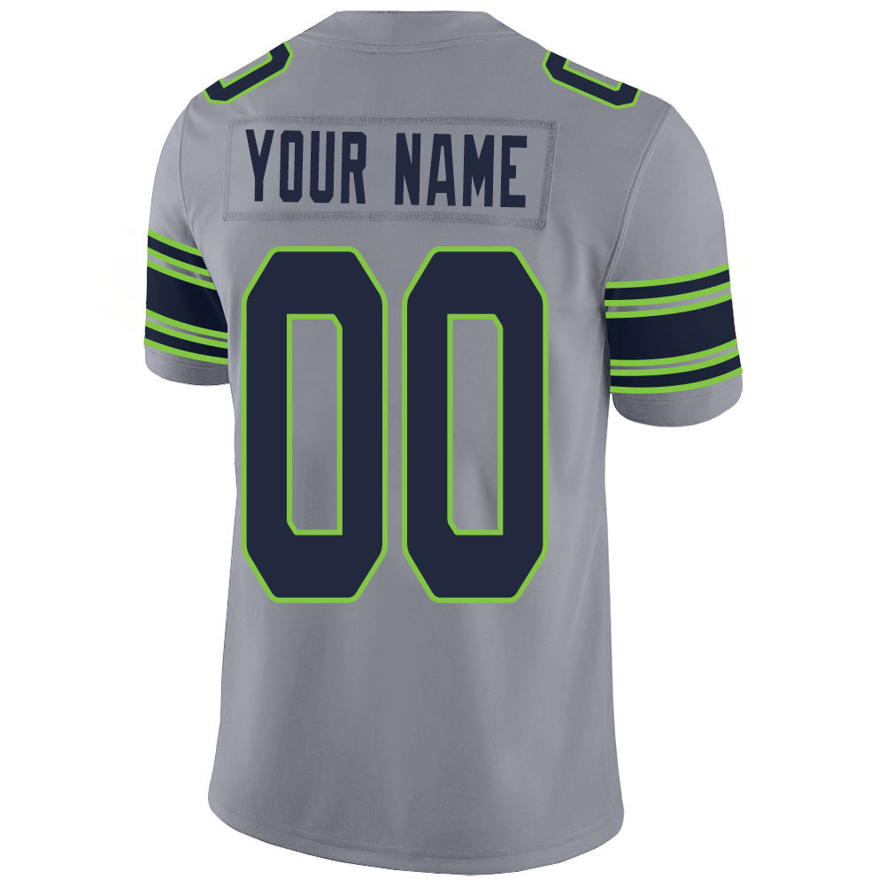 Custom Grey SEA Football Shirt Top