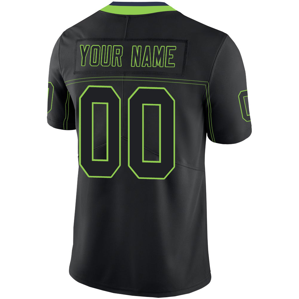 Custom Black SEA Football Shirt Top