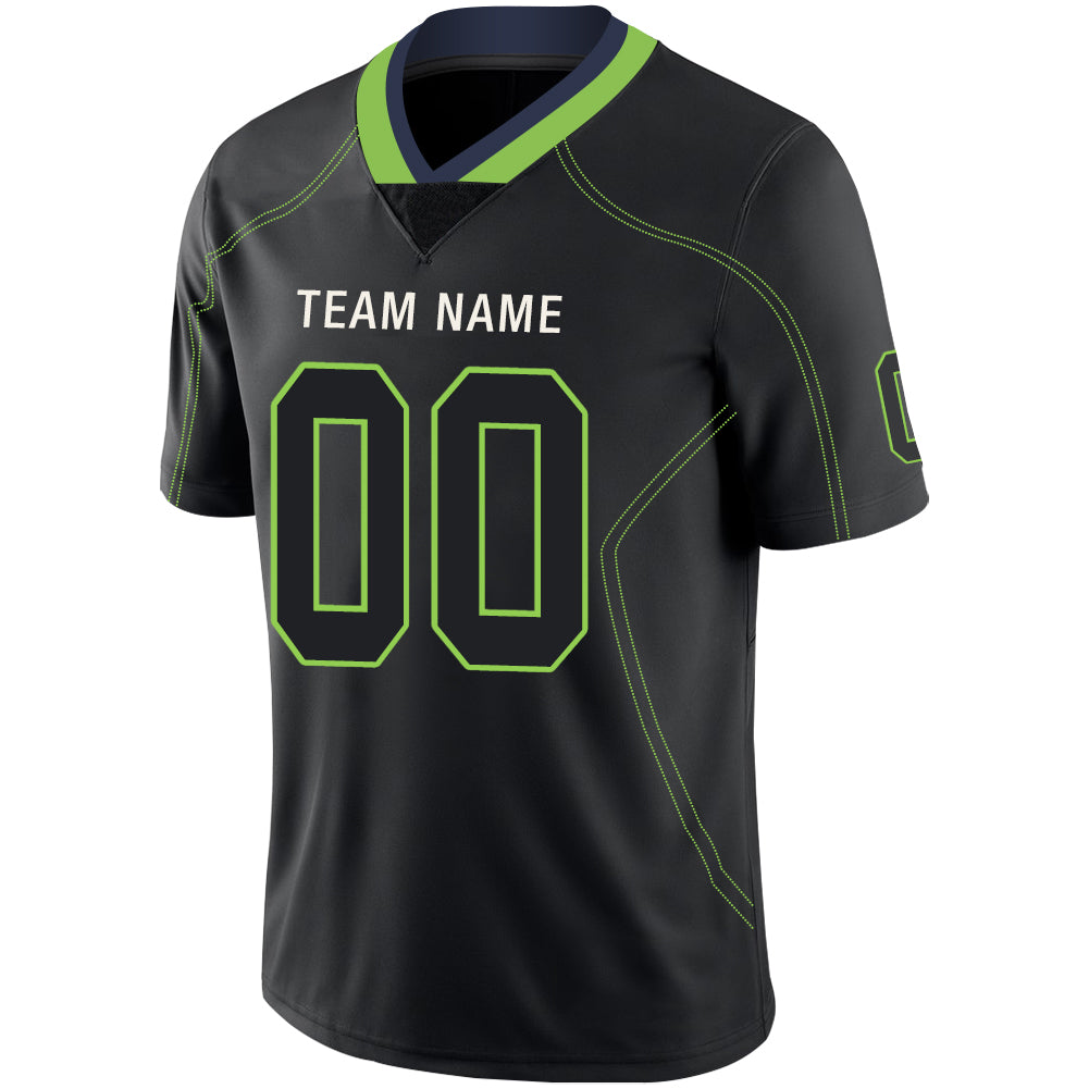 Custom Black SEA Football Shirt Top