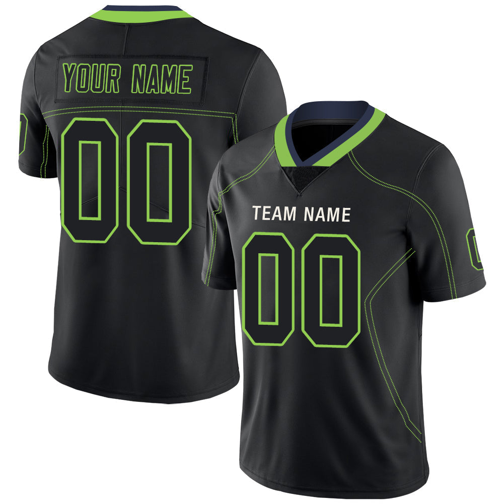 Custom Black SEA Football Shirt Top