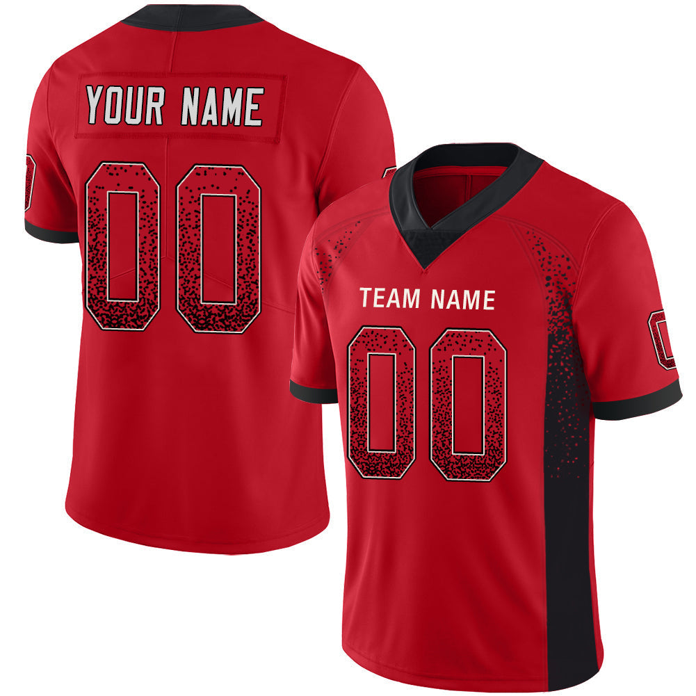 Custom Red TB Football Shirt Top