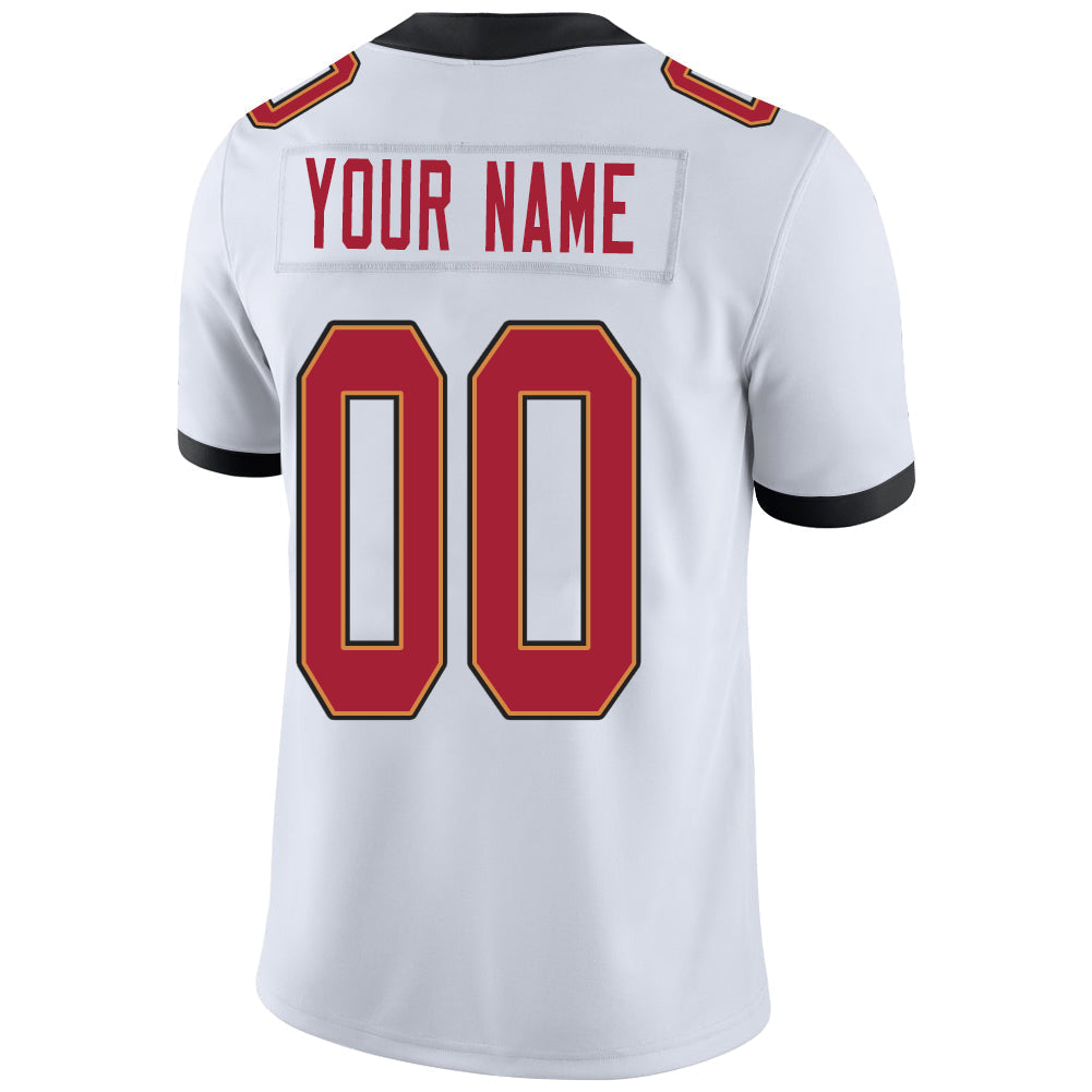 Custom White TB Football Shirt Top