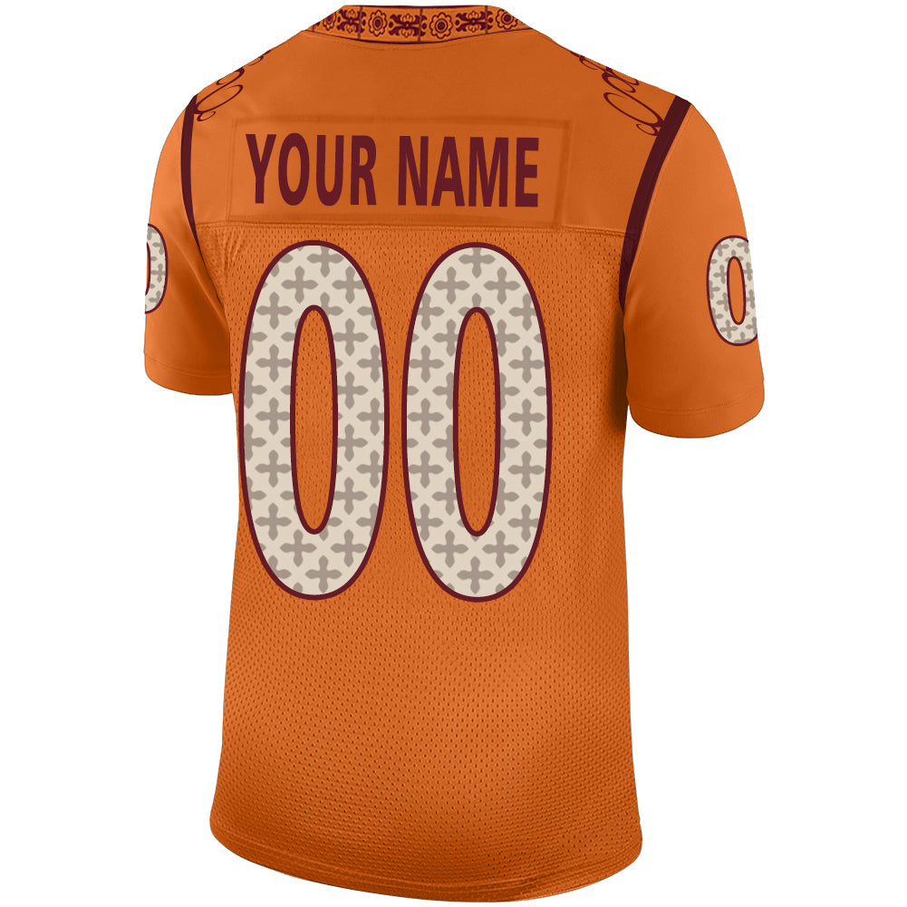 Custom Gold TB Football Shirt Top