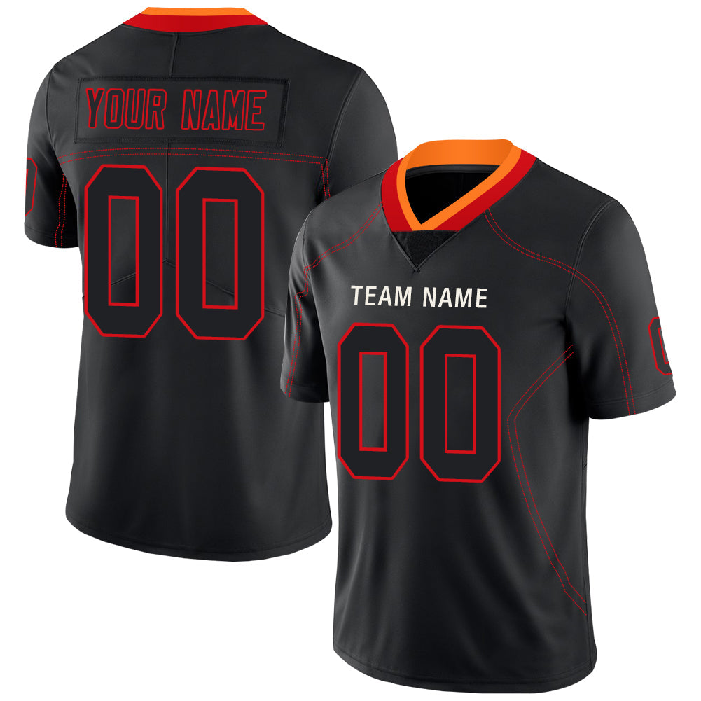 Custom Black TB Football Shirt Top