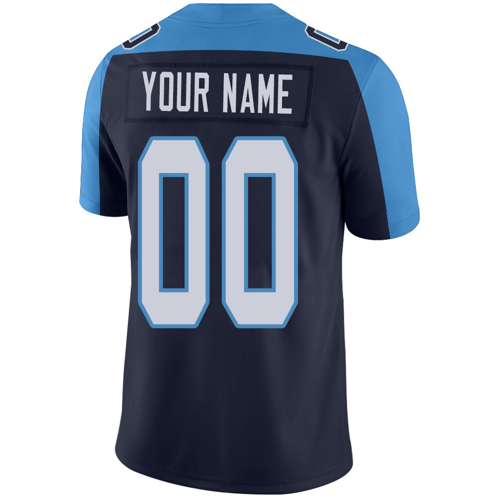 Custom Navy TEN Football Shirt Top