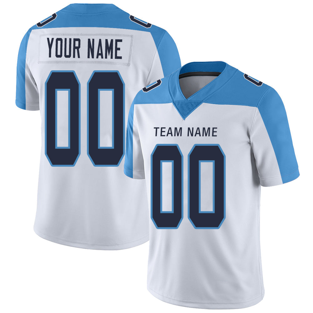 Custom White TEN Football Shirt Top
