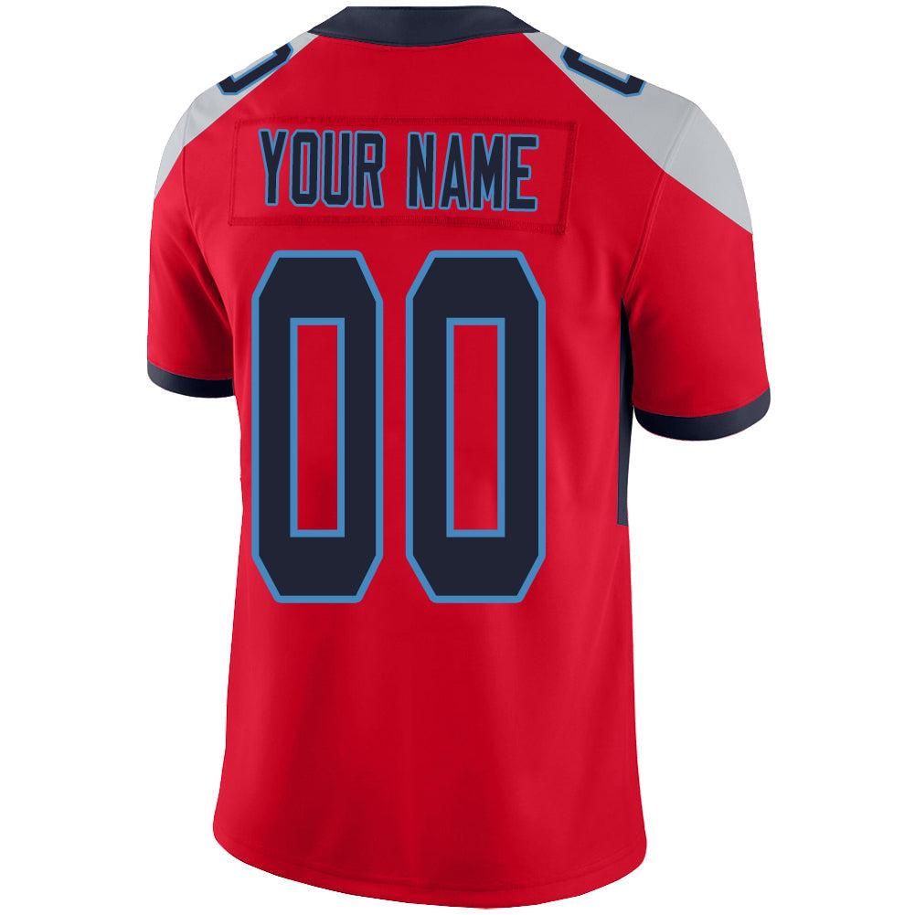 Custom Red TEN Football Shirt Top