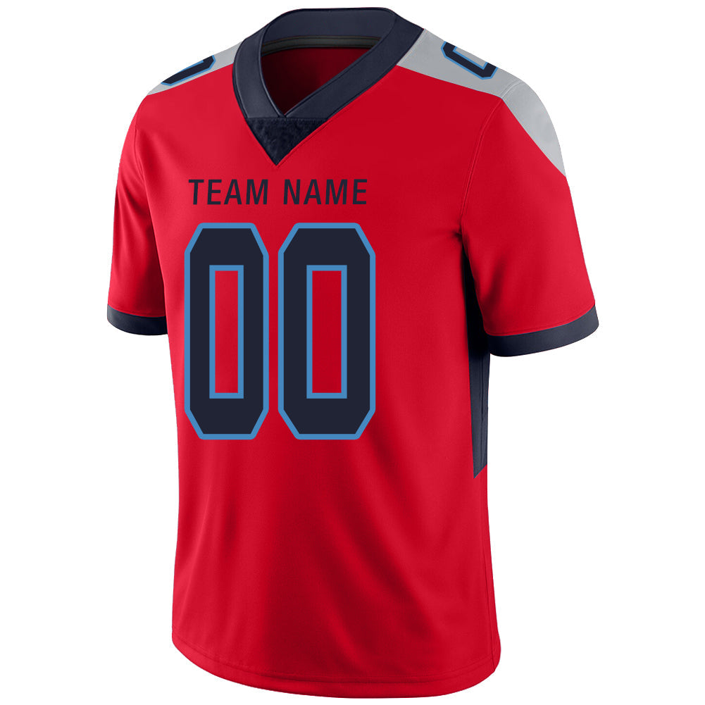 Custom Red TEN Football Shirt Top