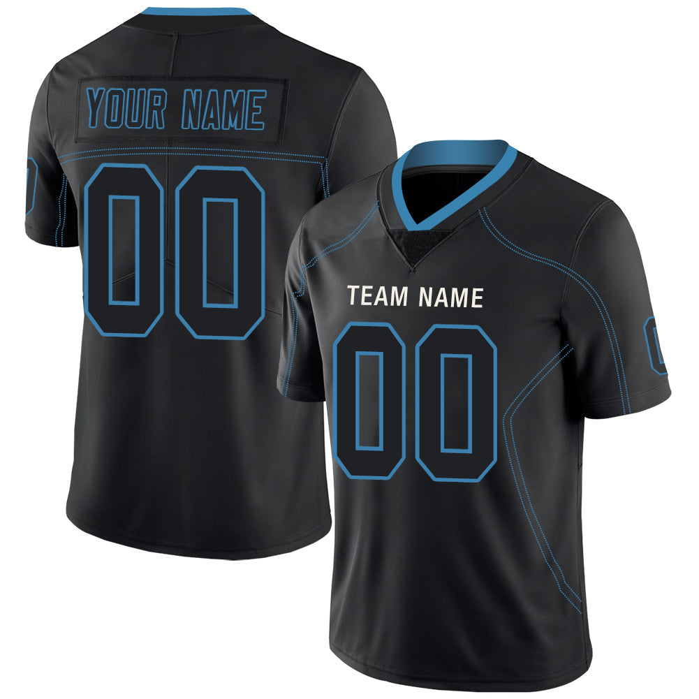 Custom Black TEN Football Shirt Top