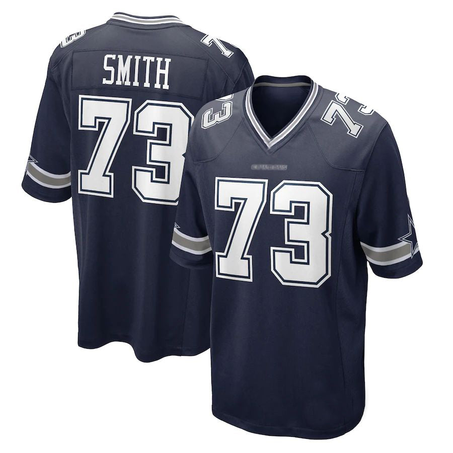 Custom #73 Navy DAL Football Shirt Top