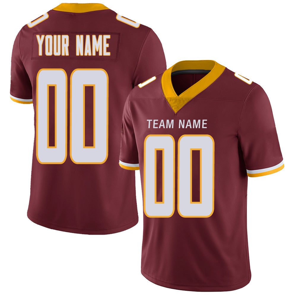 Custom Red Football Shirt Top