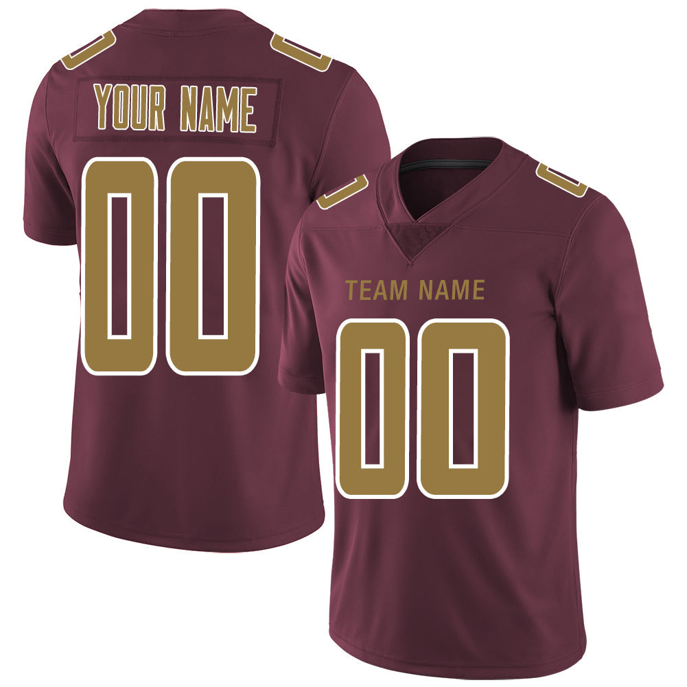 Custom Red Football Shirt Top
