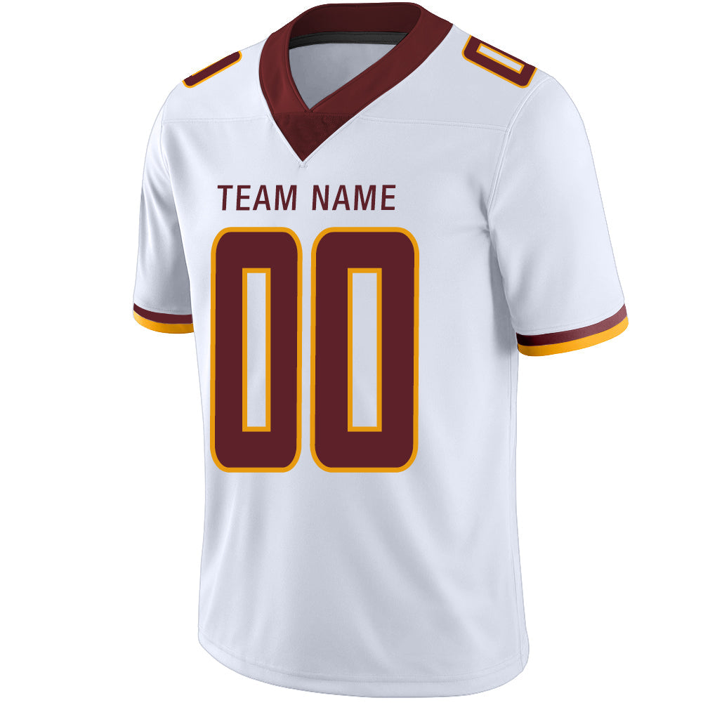 Custom White Football Shirt Top
