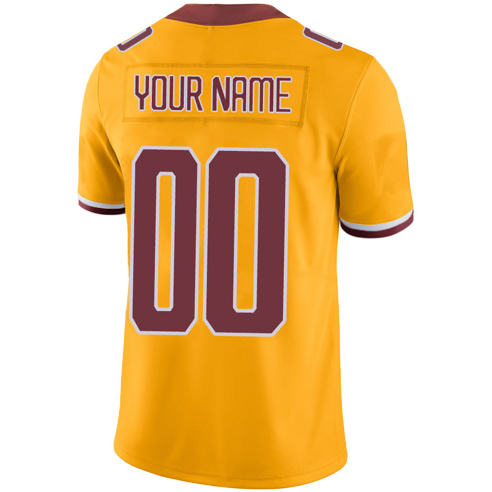 Custom Gold Football Shirt Top