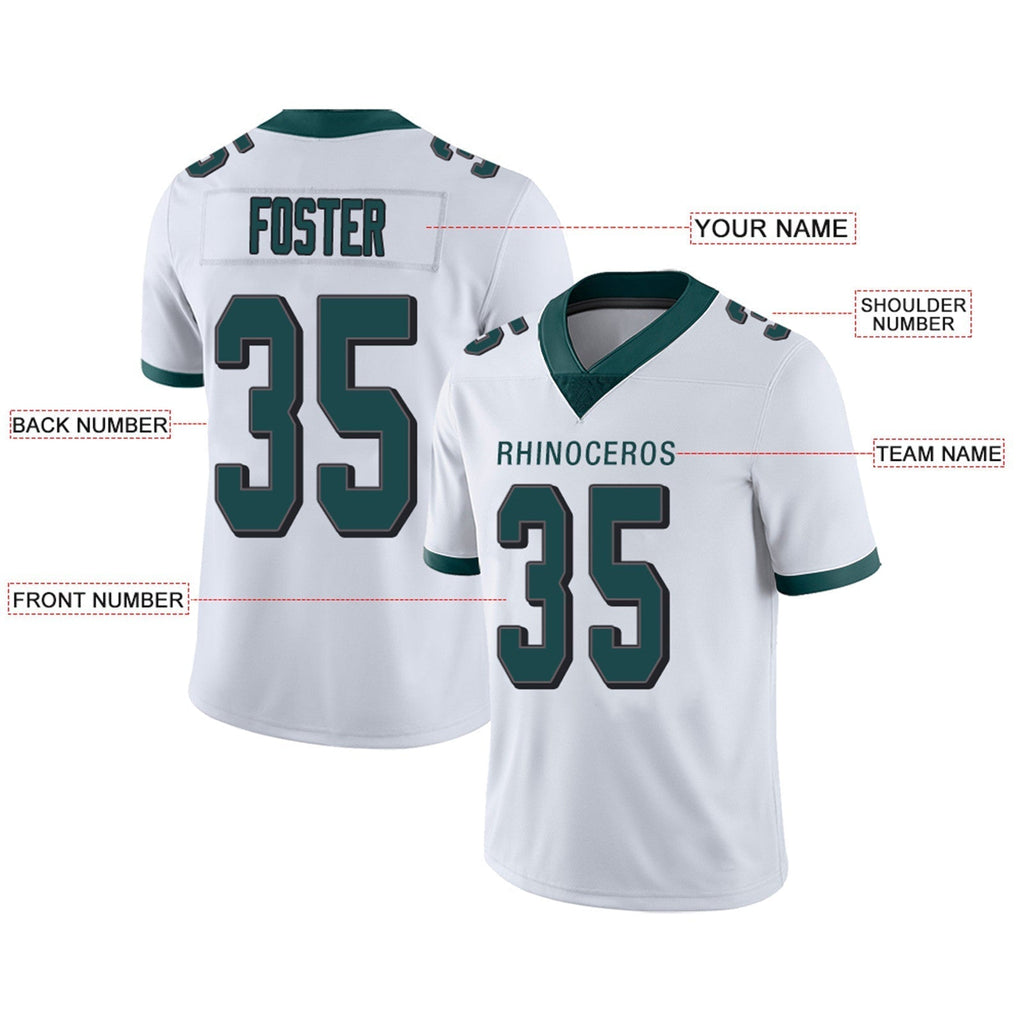 Custom Green PHI Football Shirt Top